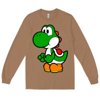 Toasted Coconut Yoshi Green Long Sleeve Tee - linhVisuals