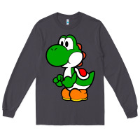 Smoke Yoshi Green Long Sleeve Tee - linhVisuals