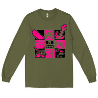 Army Green #vans music Long Sleeve Tee - linhVisuals
