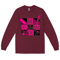 Burgundy #vans music Long Sleeve Tee - linhVisuals
