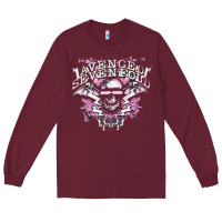 Burgundy avenged sevenfold 32 Long Sleeve Tee - linhVisuals
