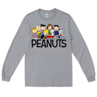 Heather Grey the peanuts Long Sleeve Tee - linhVisuals