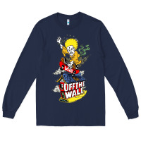 Navy #vans off the wall Long Sleeve Tee - linhVisuals