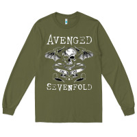 Army Green avenged sevenfold 42 Long Sleeve Tee - linhVisuals