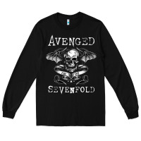 Black avenged sevenfold 42 Long Sleeve Tee - linhVisuals