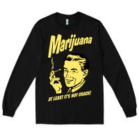 Black the marijuana weed Long Sleeve Tee - linhVisuals