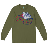 Army Green gonzaga bulldogs Long Sleeve Tee - linhVisuals