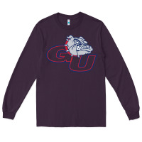Plum gonzaga bulldogs Long Sleeve Tee - linhVisuals
