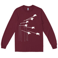 Burgundy the modest mouse Long Sleeve Tee - linhVisuals