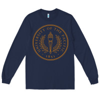 Navy University of the Pacific Long Sleeve Tee - linhVisuals