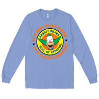 Colony Blue krusty the clown Long Sleeve Tee - linhVisuals