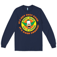 Navy krusty the clown Long Sleeve Tee - linhVisuals