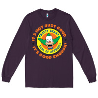 Plum krusty the clown Long Sleeve Tee - linhVisuals