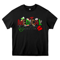 Black medical assistant christmas Heavy Core Tee - OliviaCreatesArt