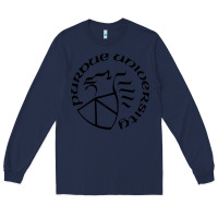 Navy Purdue University Long Sleeve Tee - linhVisuals