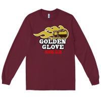 Burgundy Golden Glove Boxing Club, King of the Ring Outfit. Long Sleeve Tee - linhVisuals