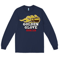 Navy Golden Glove Boxing Club, King of the Ring Outfit. Long Sleeve Tee - linhVisuals