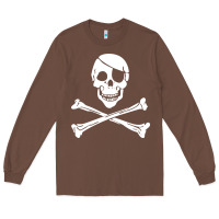 Chestnut skull crossbones Long Sleeve Tee - linhVisuals