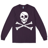 Skull Crossbones Long Sleeve Tee | Teevron