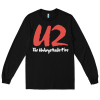 Black U two unforgettable fire Long Sleeve Tee - linhVisuals