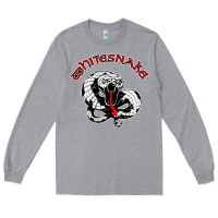 Heather Grey whitesnake ws Long Sleeve Tee - linhVisuals