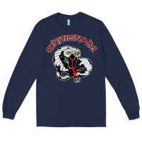 Navy whitesnake ws Long Sleeve Tee - linhVisuals