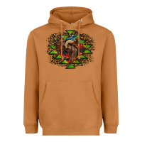 Meerkat Western Christmas Rodeo Distressed Heavyweight Hoodie - RanaPortraitStore