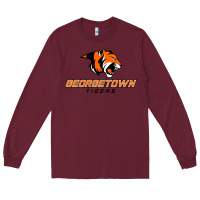Burgundy georgetown college tiger Long Sleeve Tee - linhVisuals