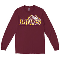 Burgundy freed–hardeman university lion Long Sleeve Tee - linhVisuals