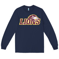 Navy freed–hardeman university lion Long Sleeve Tee - linhVisuals