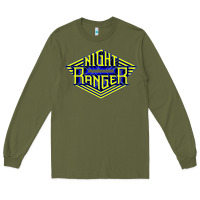 Army Green night ranger Long Sleeve Tee - linhVisuals