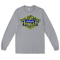 Heather Grey night ranger Long Sleeve Tee - linhVisuals