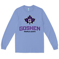 Colony Blue goshen college maple leafs2 vectorized Long Sleeve Tee - linhVisuals