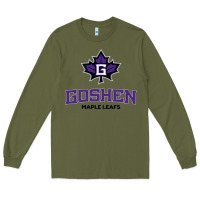 Army Green goshen college maple leafs2 vectorized Long Sleeve Tee - linhVisuals