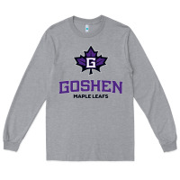 Heather Grey goshen college maple leafs2 vectorized Long Sleeve Tee - linhVisuals