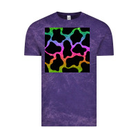 Cloud Purple cow glitter seamless pattern Vintage Tee - BundleAndBundleShop