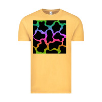 Vintage Mustard cow glitter seamless pattern Vintage Tee - BundleAndBundleShop
