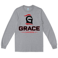 Heather Grey grace college & seminary lancers1 vectorized Long Sleeve Tee - linhVisuals
