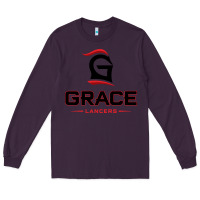 Plum grace college & seminary lancers1 vectorized Long Sleeve Tee - linhVisuals