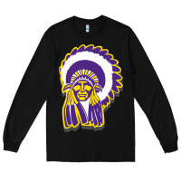 Black haskell indian Long Sleeve Tee - linhVisuals