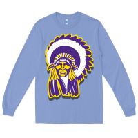 Colony Blue haskell indian Long Sleeve Tee - linhVisuals