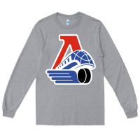 Heather Grey lokomotiv yaroslavl Long Sleeve Tee - linhVisuals