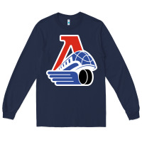 Navy lokomotiv yaroslavl Long Sleeve Tee - linhVisuals
