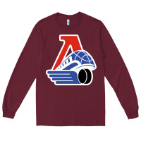 Burgundy lokomotiv yaroslavl Long Sleeve Tee - linhVisuals