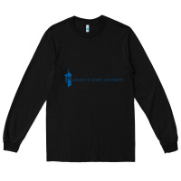 Black The mount st mary's university Long Sleeve Tee - linhVisuals