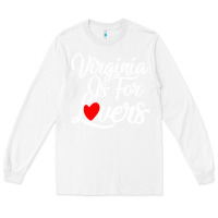 White virginia is for lovers Long Sleeve Tee - linhVisuals