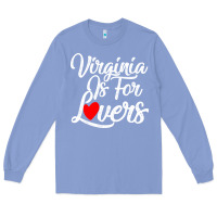 Colony Blue virginia is for lovers Long Sleeve Tee - linhVisuals