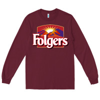 Burgundy Folgers Long Sleeve Tee - linhVisuals
