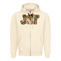 Sandshell shiba inu christmas joy Zipper Hoodie - RanaPortraitStore