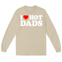 Mushroom i love hot dads shirt i heart Long Sleeve Tee - linhVisuals